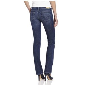 AG Adriano Goldschmied The Ballad Slim Bootcut Midrise Jeans in Medium Blue Wash